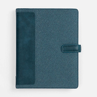 Ежедневник-органайзер Twill, недатированный, синий
