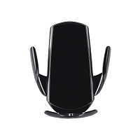 Автомобильное сенсорное беспроводное (15W) зарядное устройство "Titan" с набором переходников для магнитной зарядки, с подсветкой логотипа Автомобильное сенсорное беспроводное (15W) зарядное устройство "Titan" с набором переходников для магнитной зарядки, с подсветкой логотипа