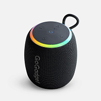 Водонепроницаемая колонка с подсветкой CityWave Pro, черная Водонепроницаемая колонка с подсветкой CityWave Pro, черная