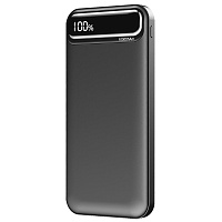 Внешний аккумулятор Groovy 10000 Mah с быстрой зарядкой, черный Внешний аккумулятор Groovy 10000 Mah с быстрой зарядкой, черный