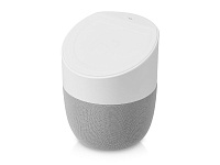 Портативная колонка TWS с беспроводной зарядкой «Shuttle», 5 Вт (белый)
