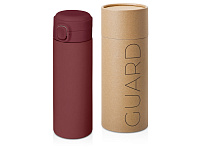 Вакуумная термокружка c кнопкой Guard, soft-touch, 400 мл