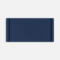 Лейбл из ПВХ Dzeta, XS, темно-синий