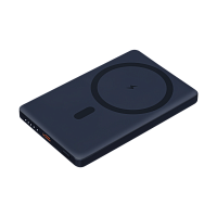 Внешний аккумулятор Atlantis PD 5000mAh с функцией беспроводной зарядки 15W, синий