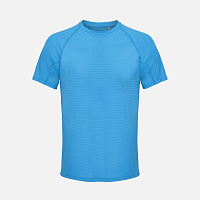 Футболка спортивная унисекс Vortex, ярко-бирюзовая